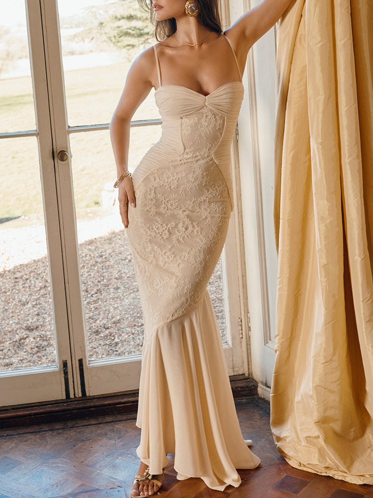 Quincy | Robe Sirène Dentelle Mesh