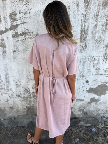 Sophie | Robe Imprimée Coton‑Lin