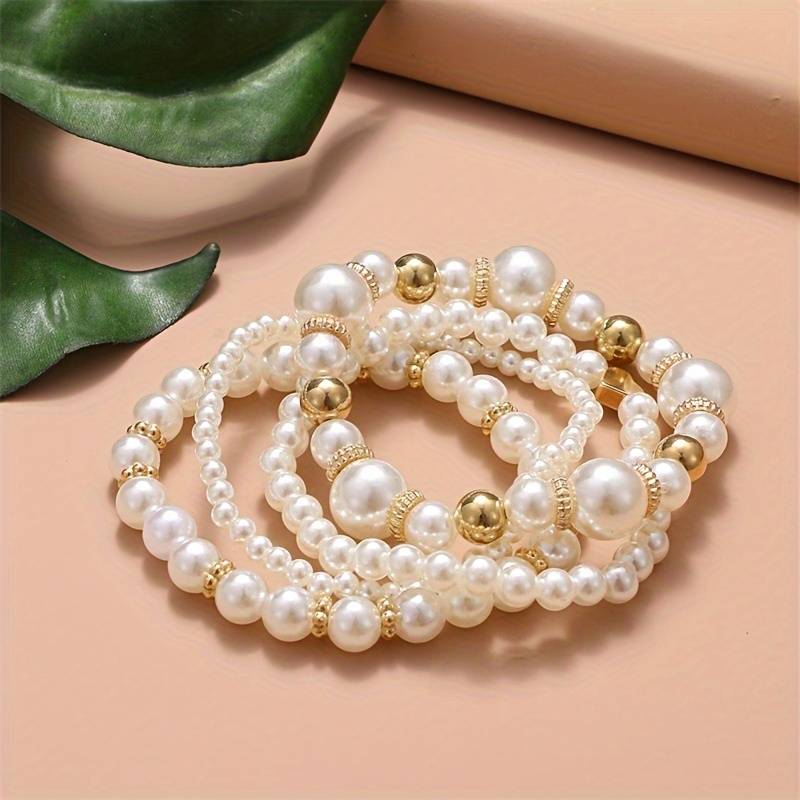 Camille | Bracelet perles Élégant
