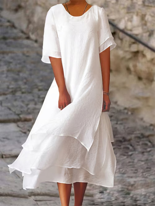 Elena I robe en lin élégante