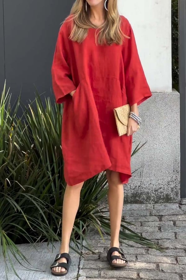 Robe Décontractée Lin