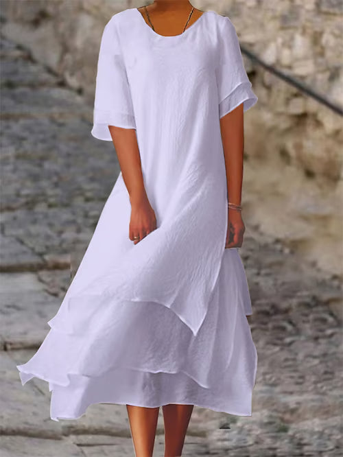 Elena I robe en lin élégante