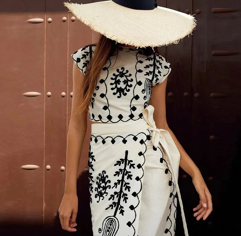 Cécilia – Ensemble Imprimé Chic