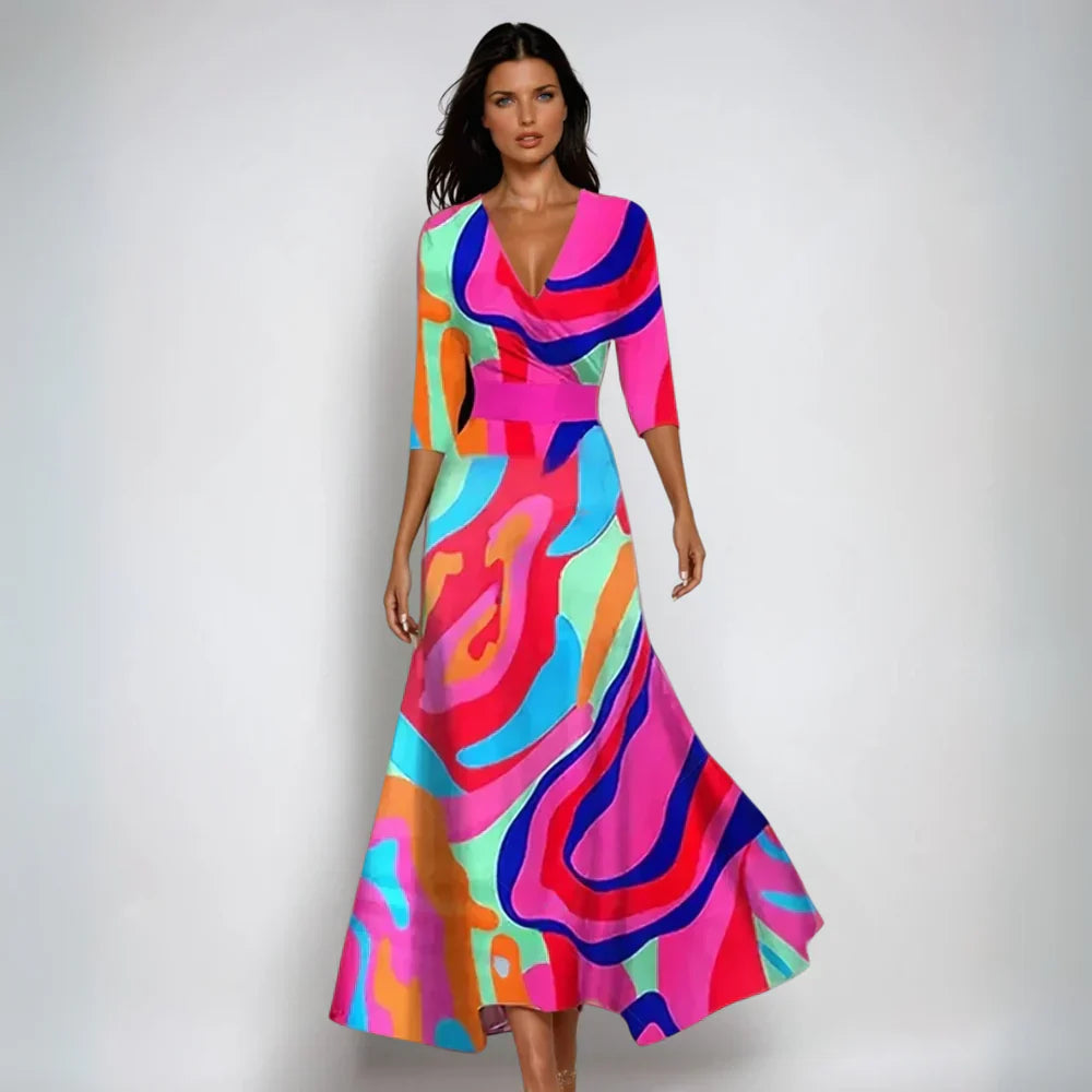 Emily - Robe Fleurie de Luxe
