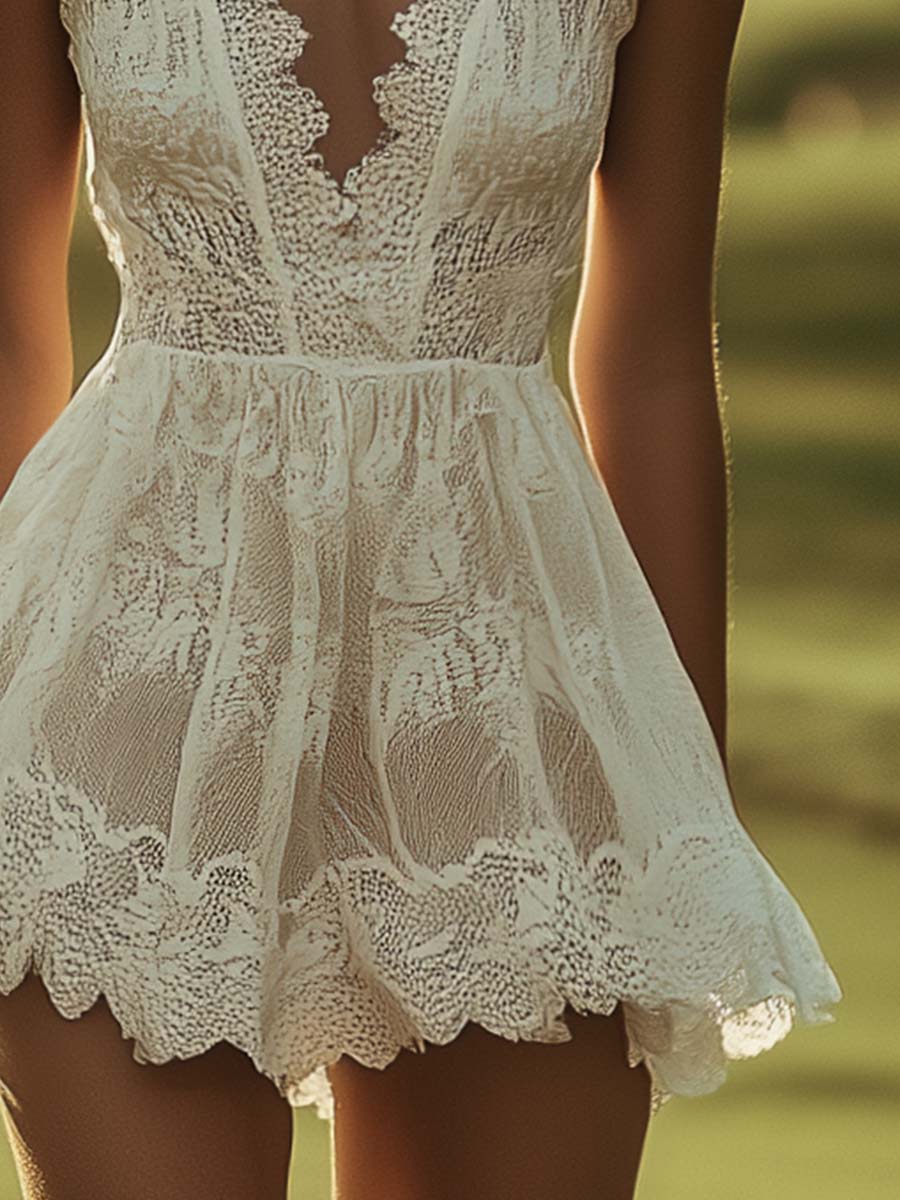 Chanique I Mini robe à col en V