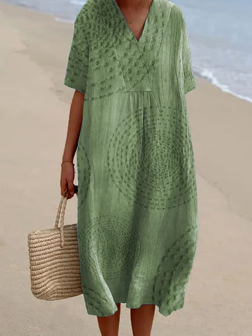 Modern Patchwork Dress