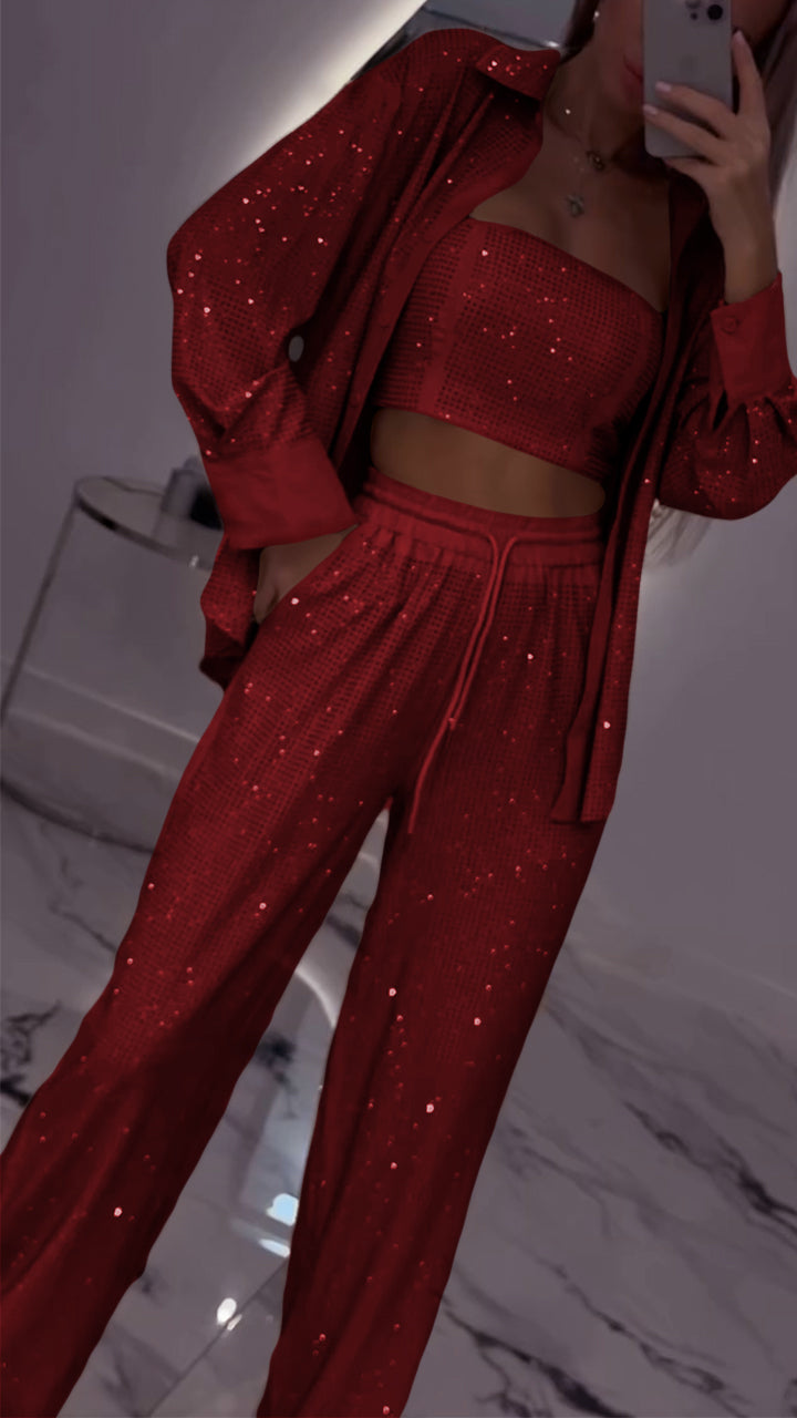 Roxane – Ensemble Décontracté Strass