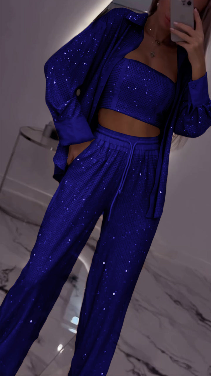 Roxane – Ensemble Décontracté Strass