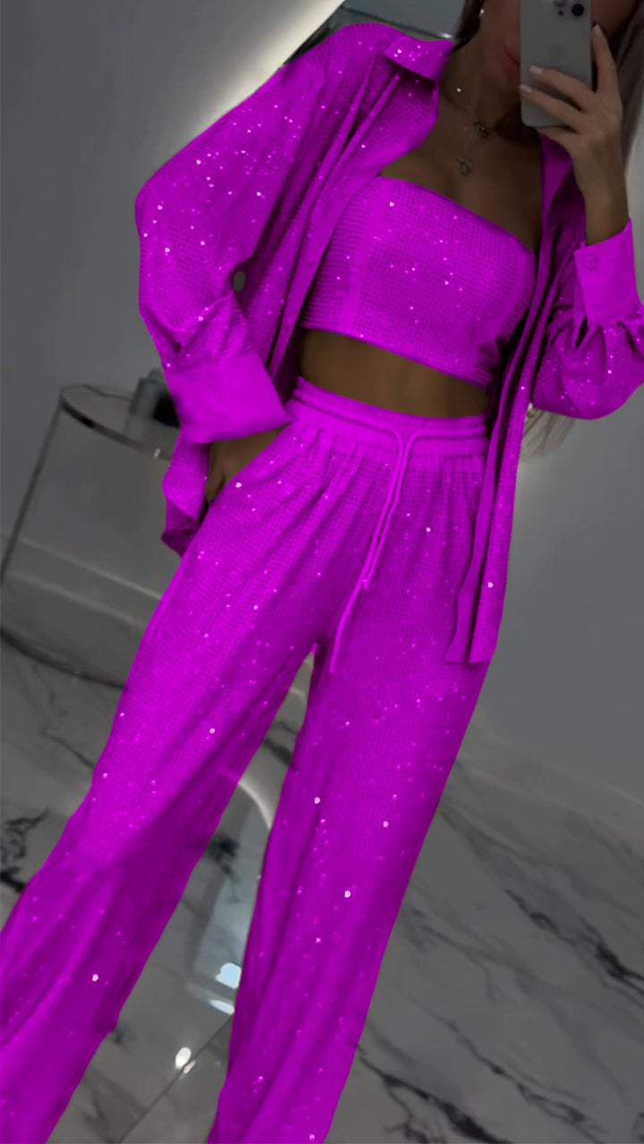Roxane – Ensemble Décontracté Strass