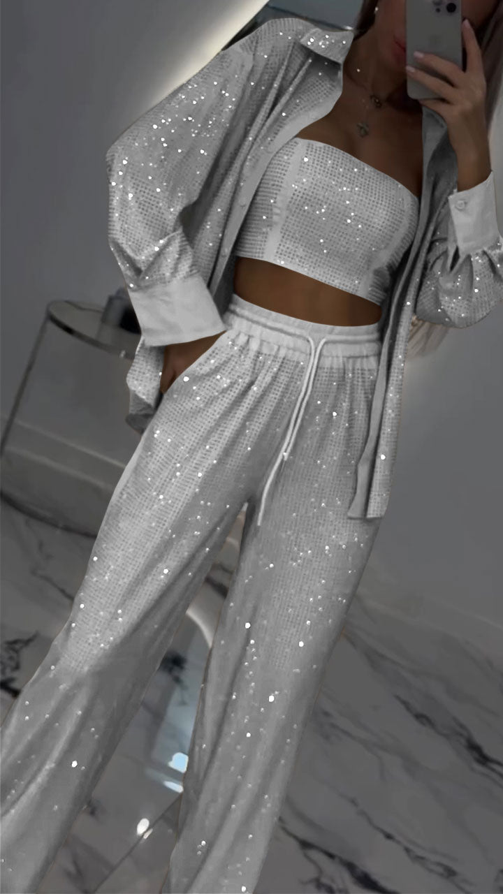 Roxane – Ensemble Décontracté Strass