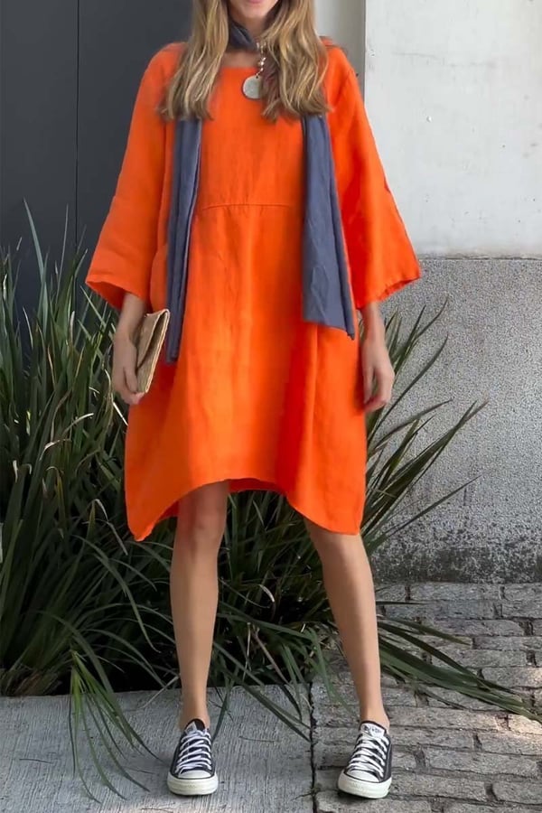 Robe Décontractée Lin