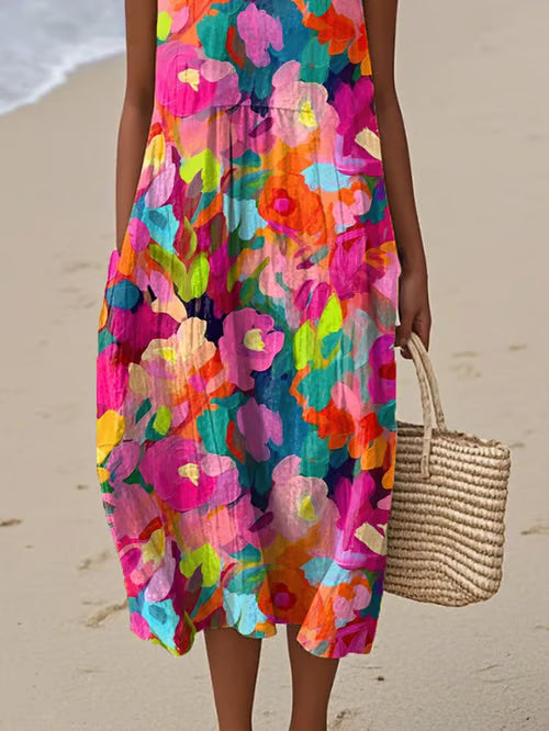 Joyful dress with print
