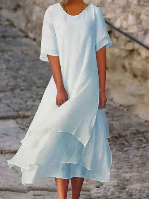 Elena I robe en lin élégante