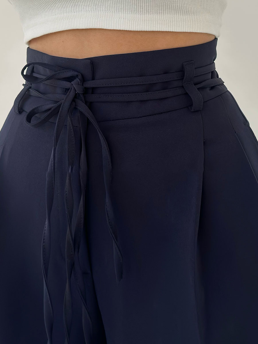 Lina | Pantalon large élégant