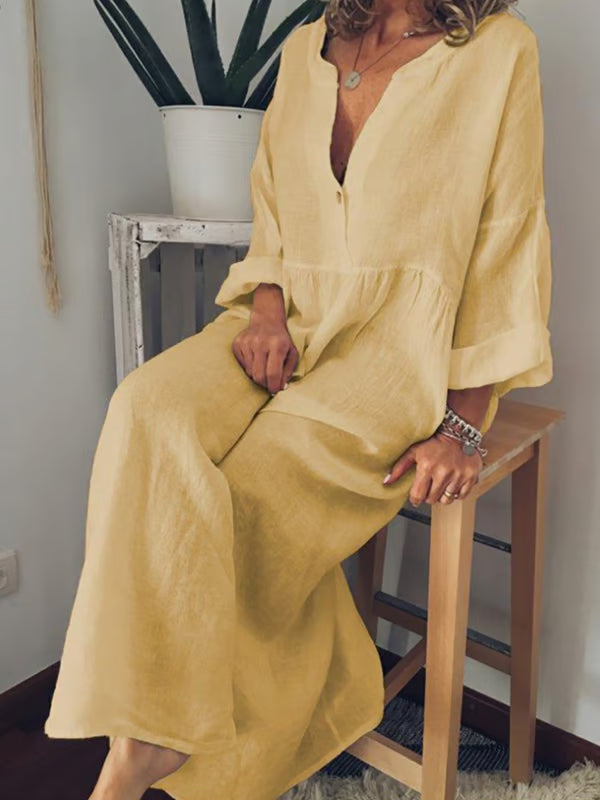 Robe longue décontractée