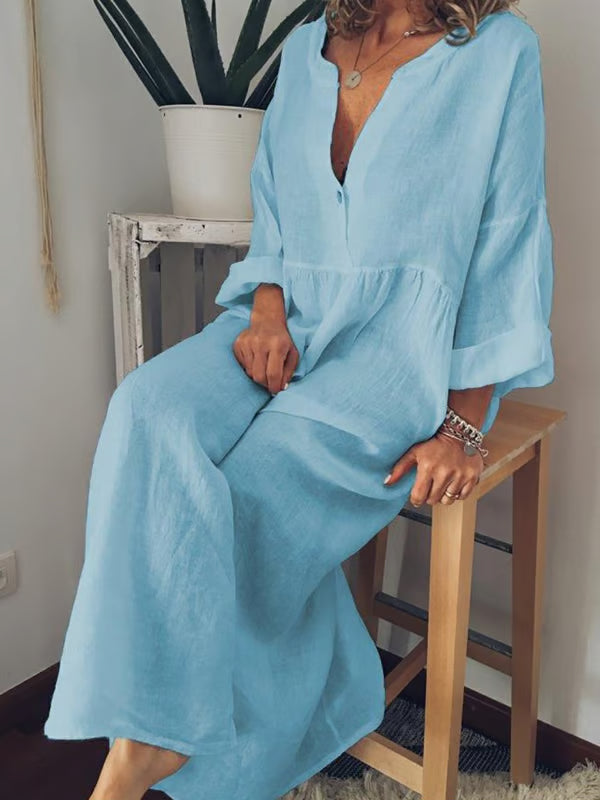 Robe longue décontractée