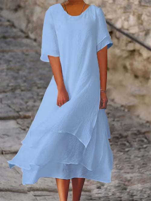 Elena I robe en lin élégante