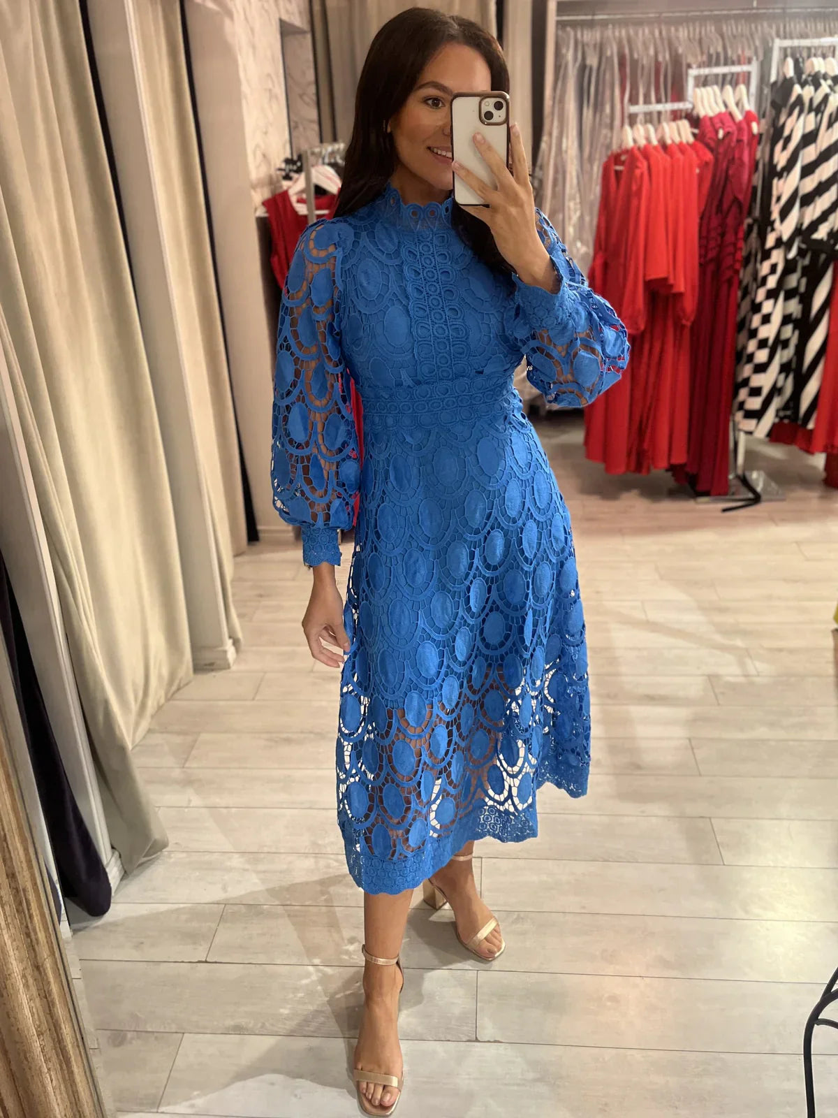Charlotte | Robe Midi en Dentelle