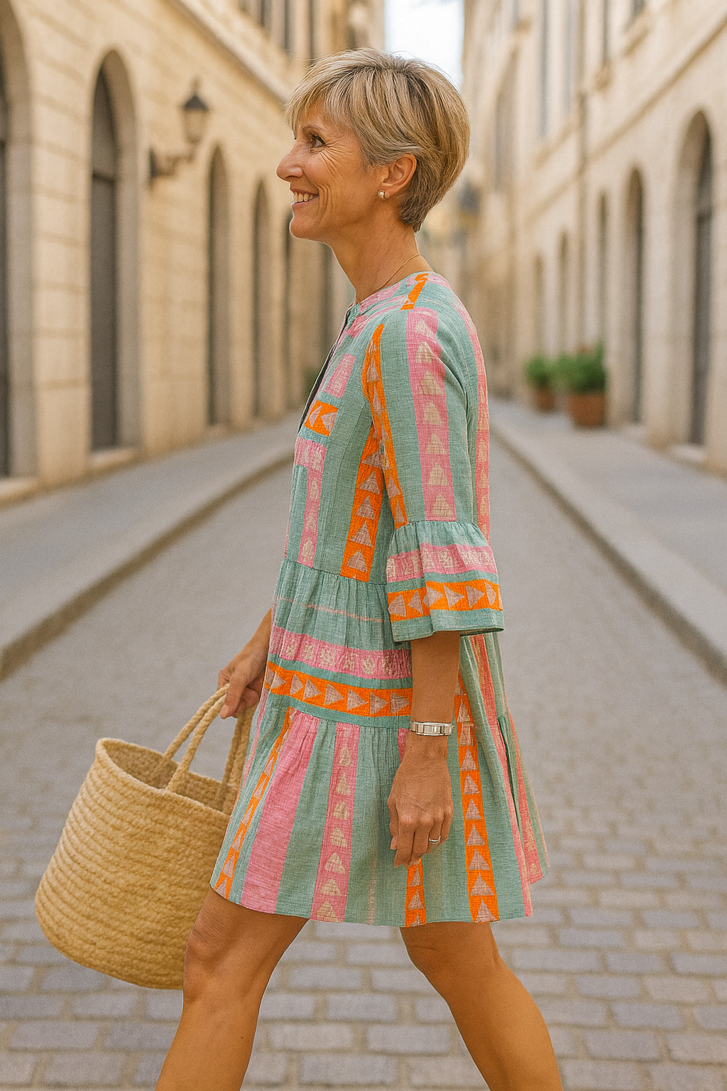 Robe d'été colorée