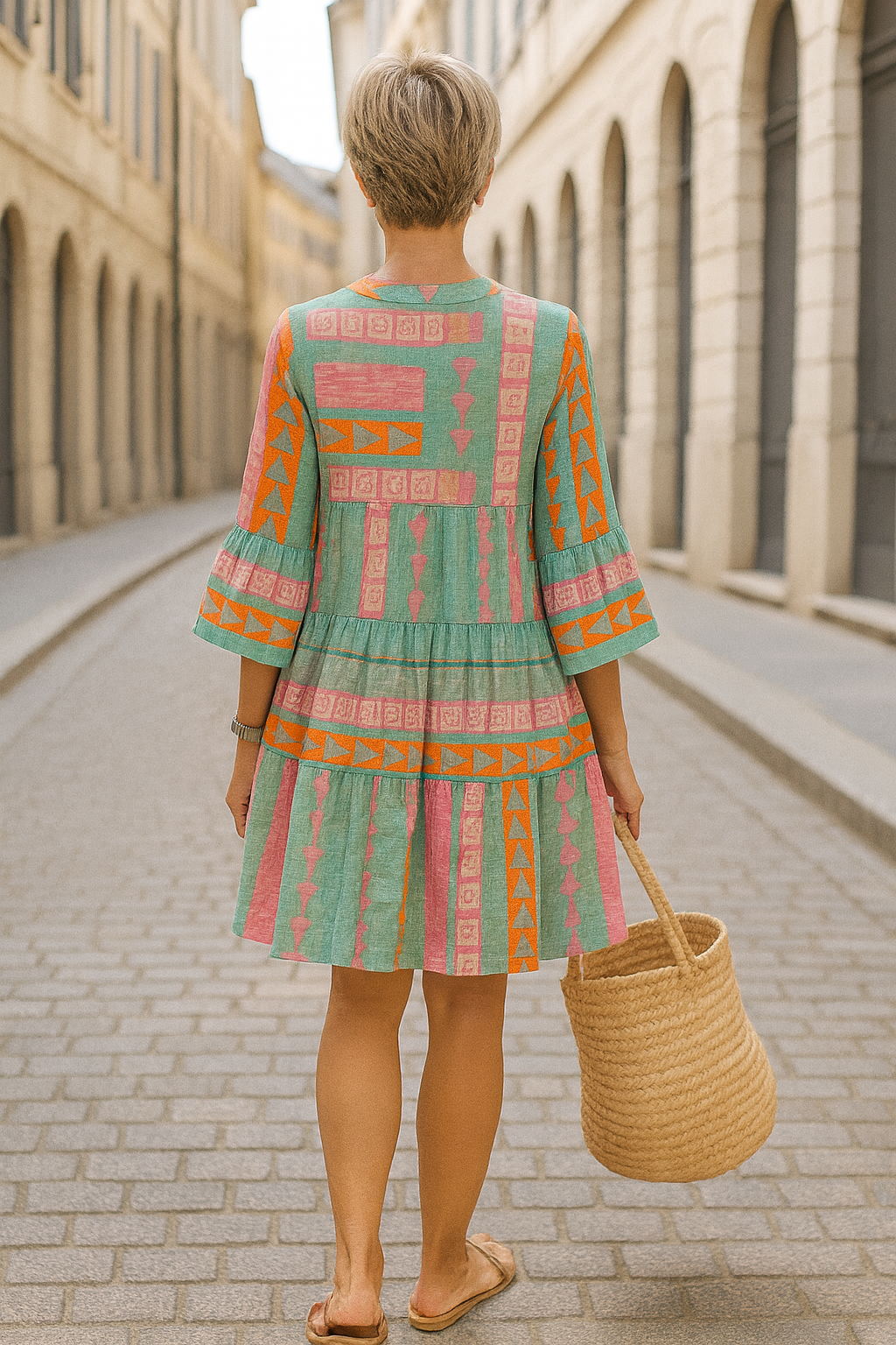 Robe d'été colorée