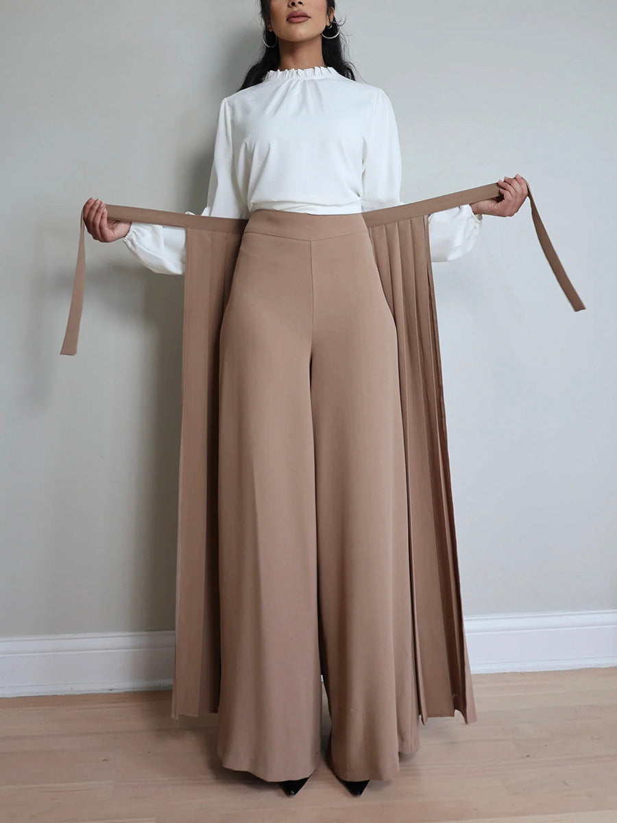 Katrine | Pantalon à surplis plissé