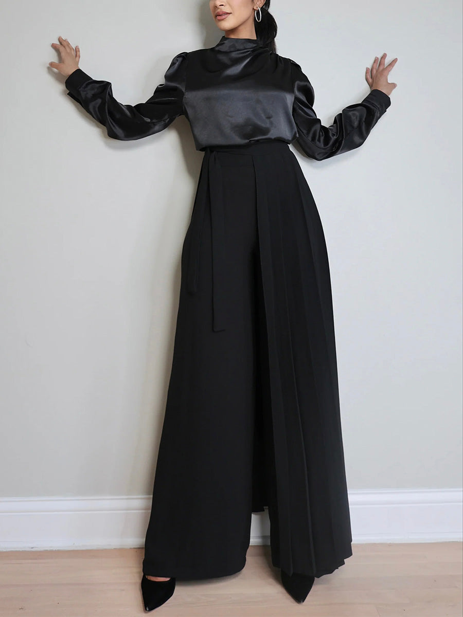 Katrine | Pantalon à surplis plissé