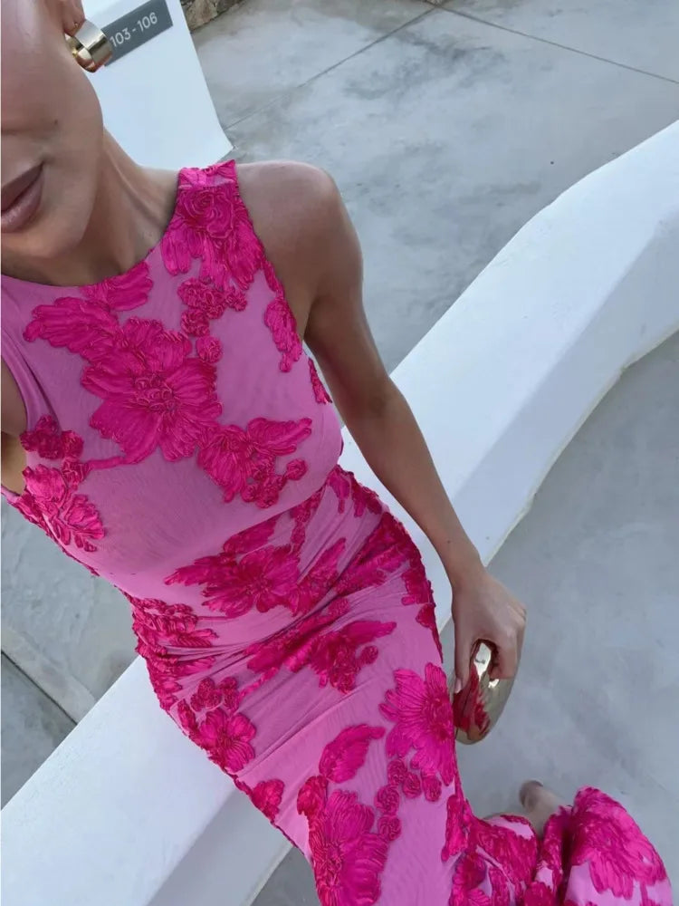 Amara I Robe Rose Glam