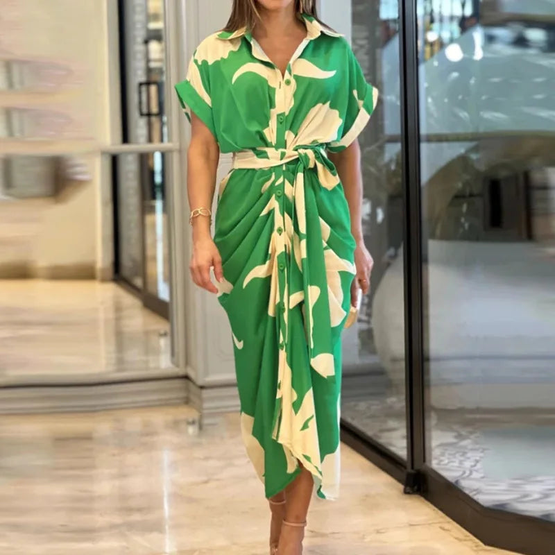 Clémence | Robe Maxi Ceinturée