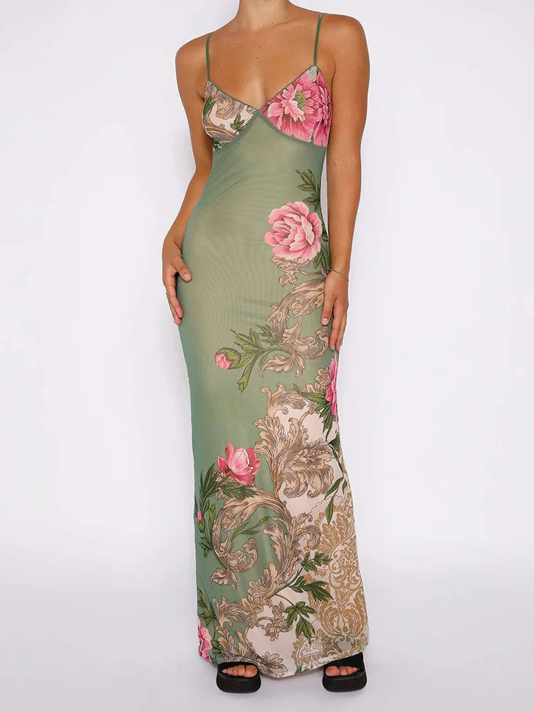 Yolina | Robe à fleurs rétro