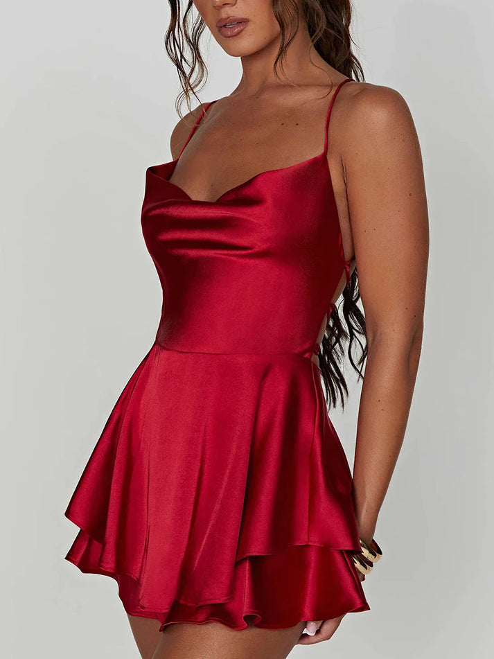 Empiriya I Robe dos nu en satin