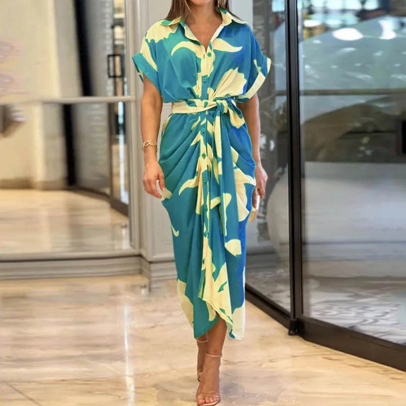 Clémence | Robe Maxi Ceinturée