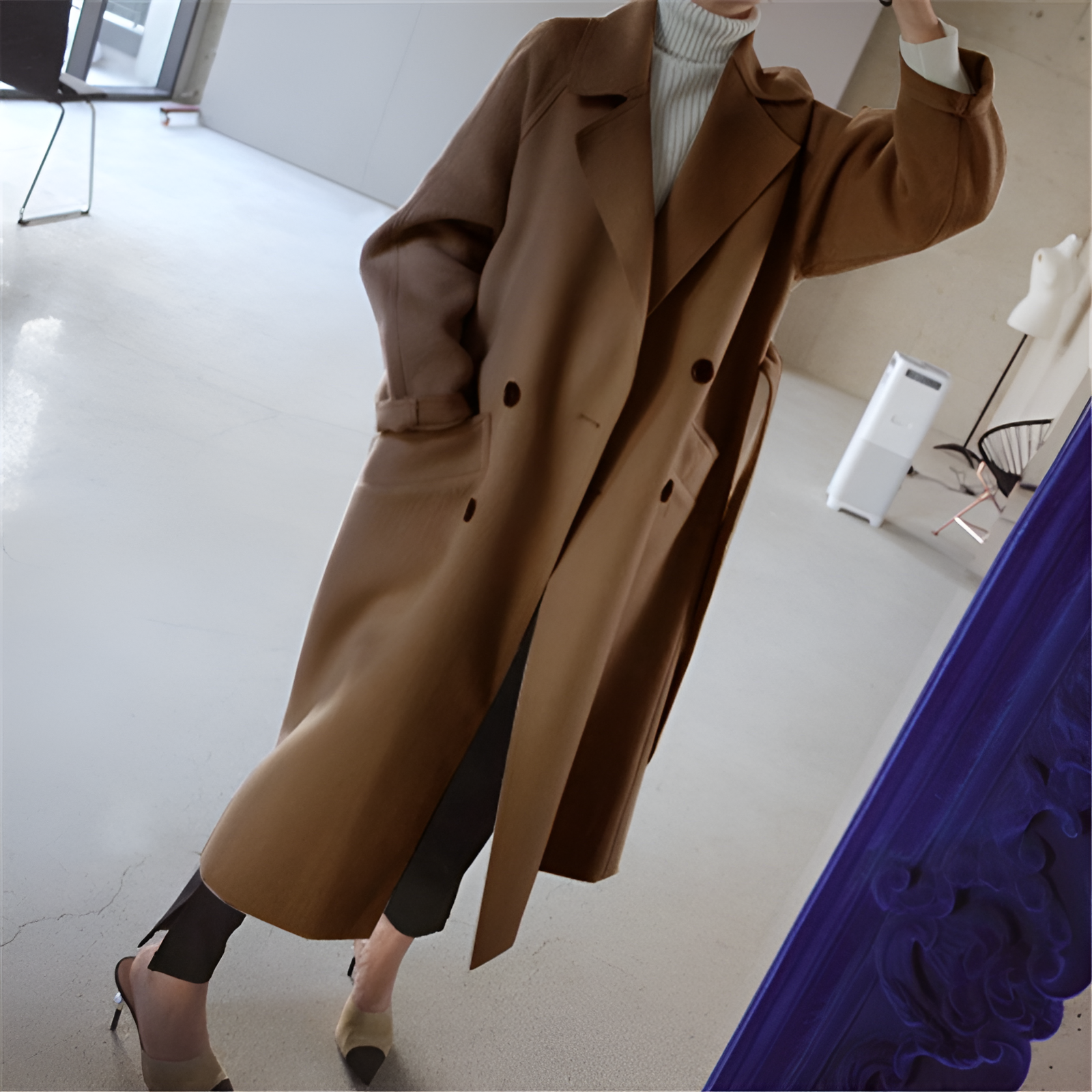 Nicky I Manteau Femme en Cachemire