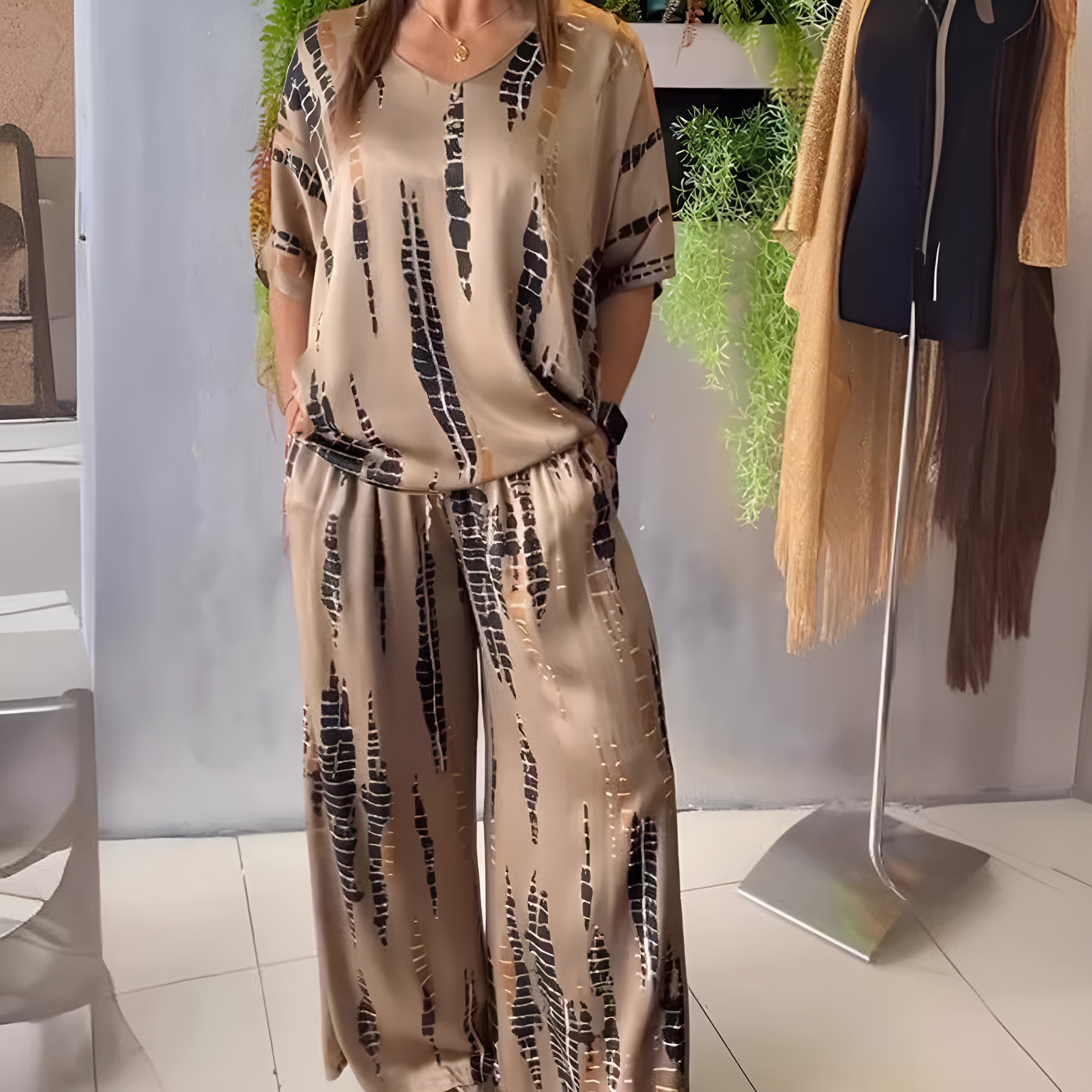 Monique | Ensemble Tendance à Coupe Ample