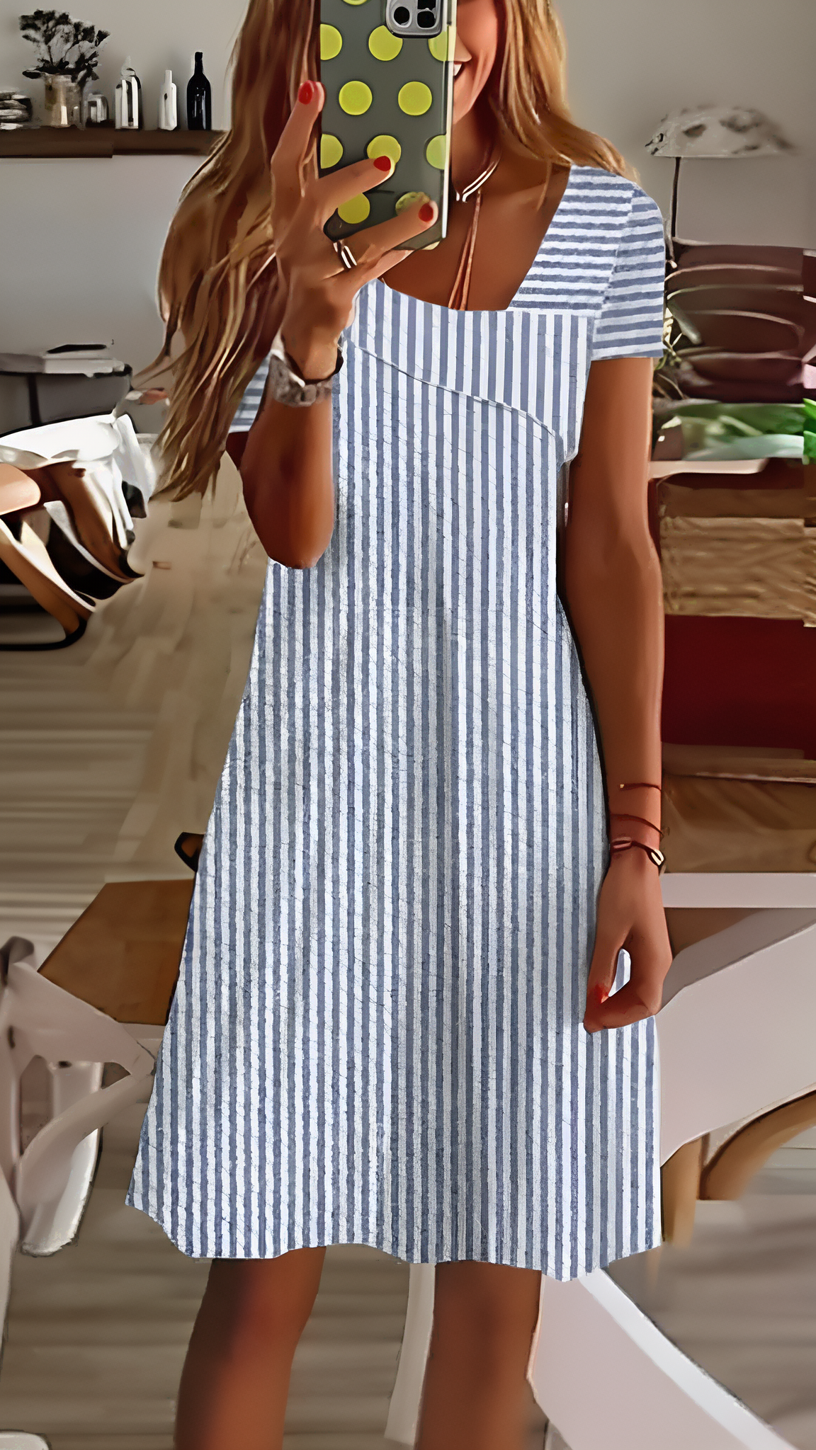 Valeria | Robe de Plage Rayée