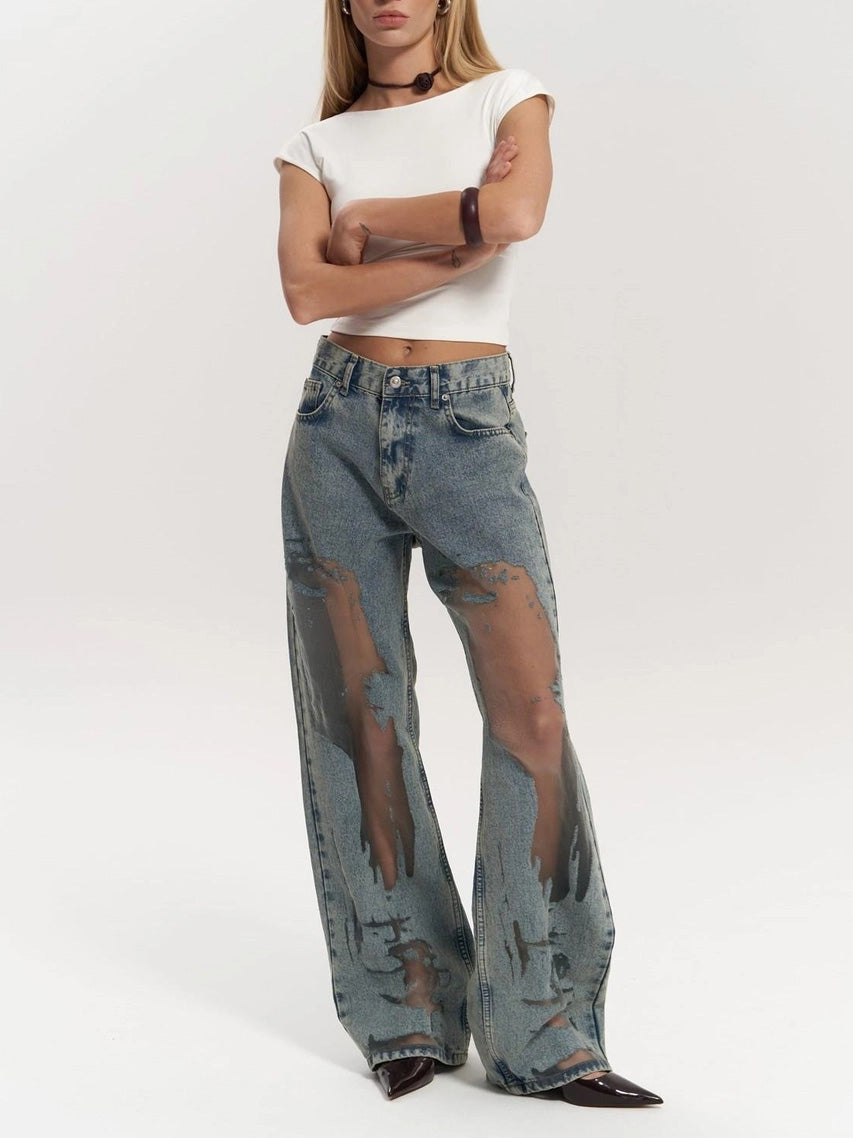 Chloé | Jean Denim Transparent