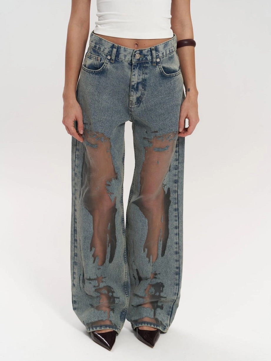 Chloé | Jean Denim Transparent