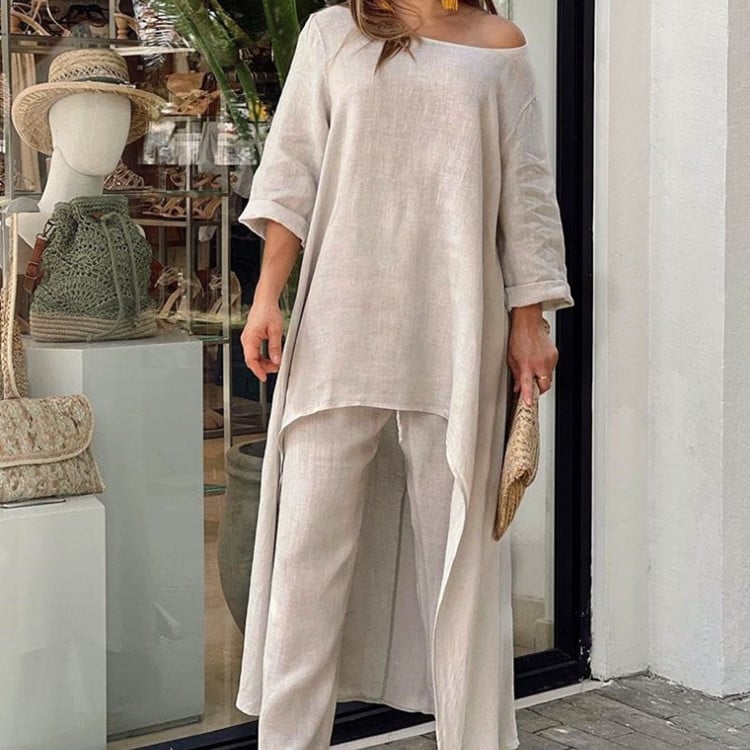 Fabiola | Elegant Linen Set