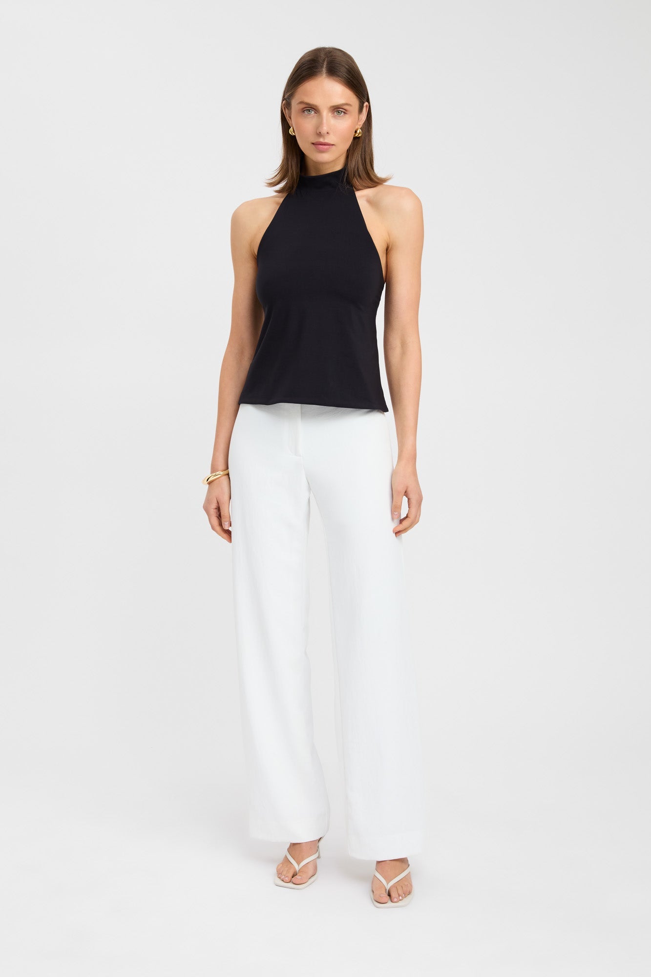 Kaye | Top Noir Minimaliste