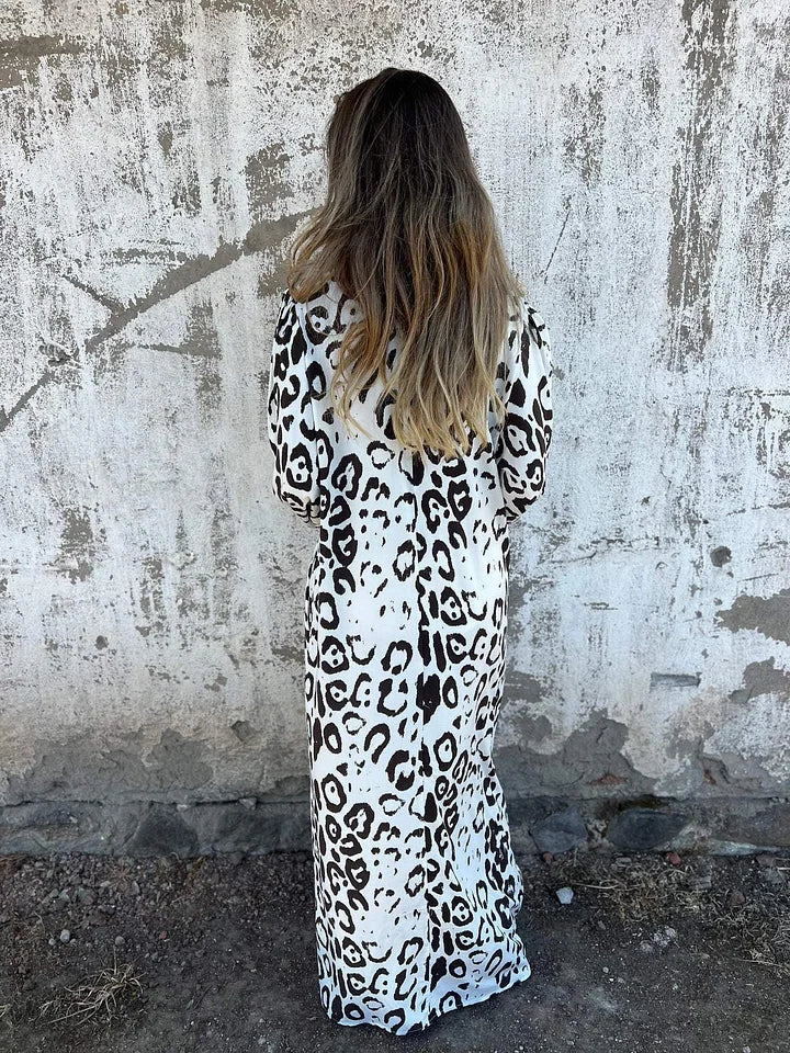 Blanca | Robe Maxi Imprimé Léopard
