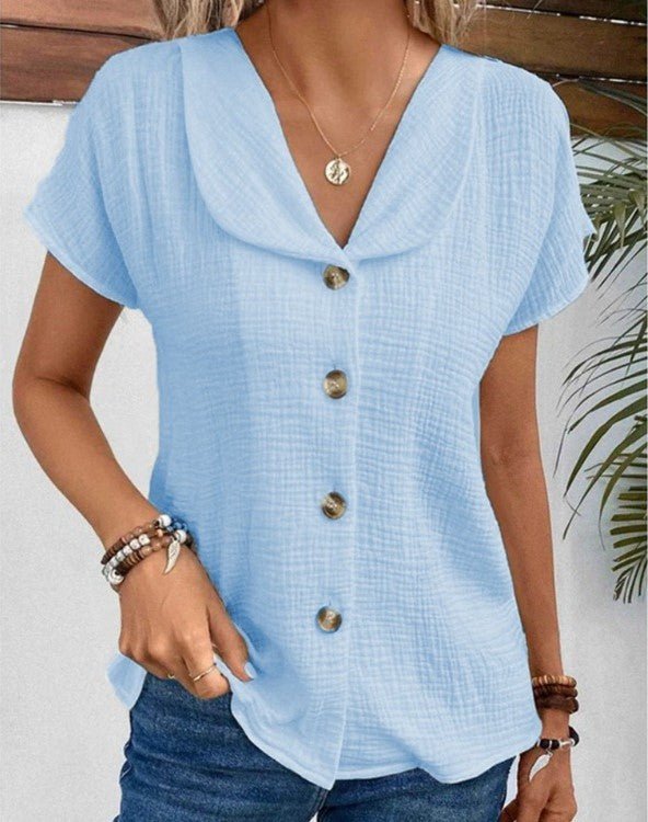 Aliyah™ | Blouse d'Été Chic