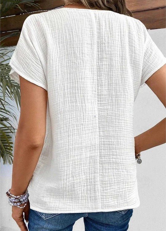 Aliyah™ | Blouse d'Été Chic
