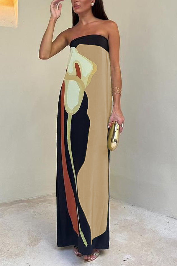 Gala | Long Printed Dress