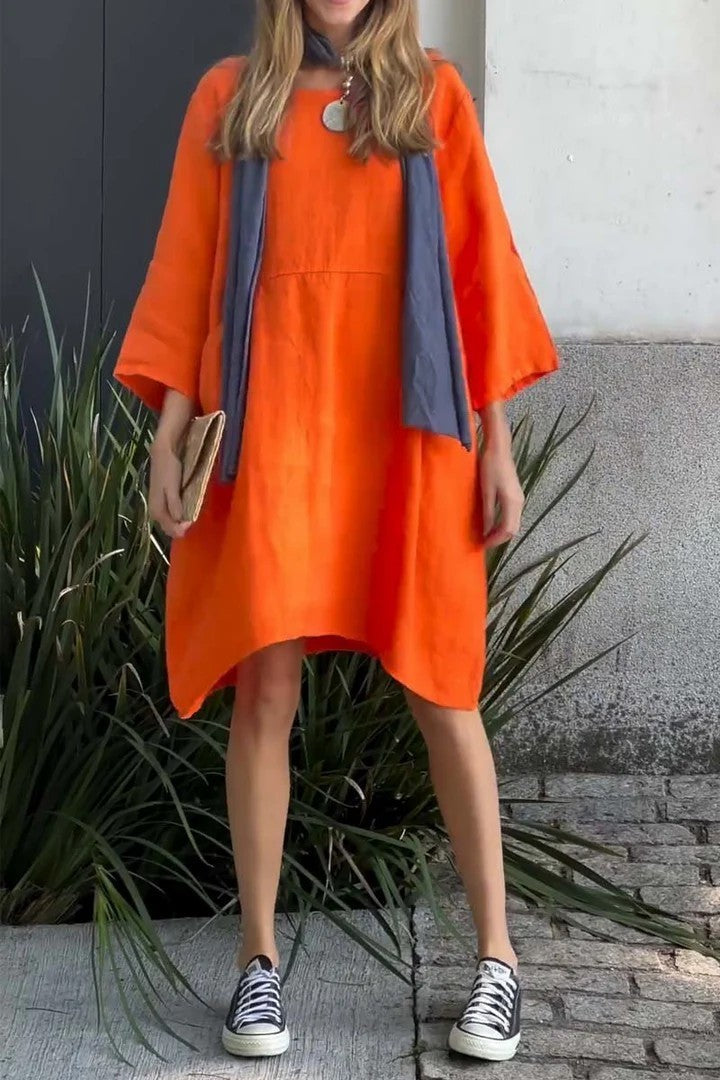 Camille | Robe Décontractée en Lin