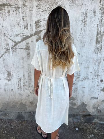 Sophie | Robe Imprimée Coton‑Lin