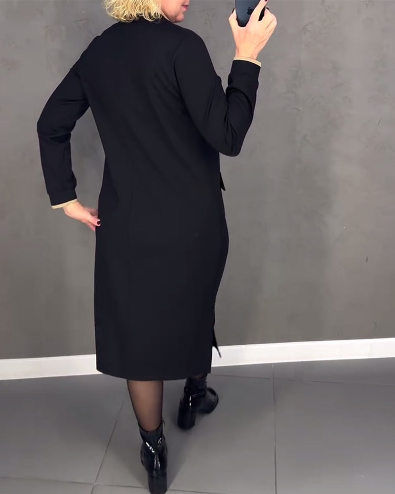 Nadia | Robe Élégante avec Zip