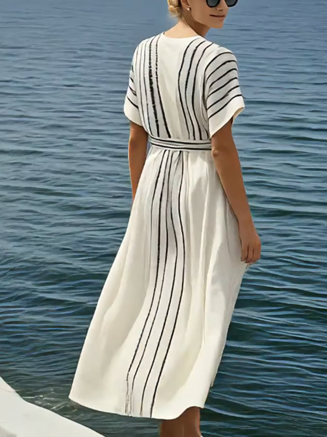 Robe en lin légère et fraîche