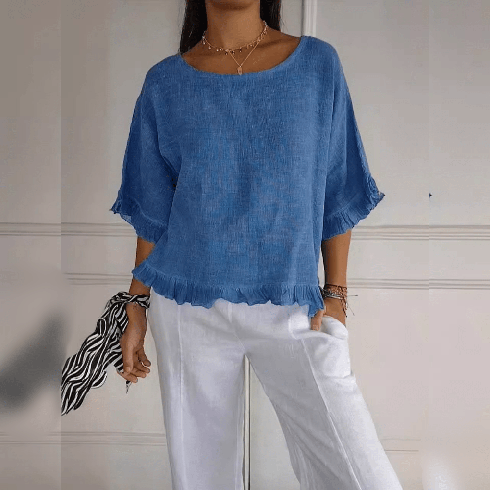 Claudia™ | Blouse Casual Élégante