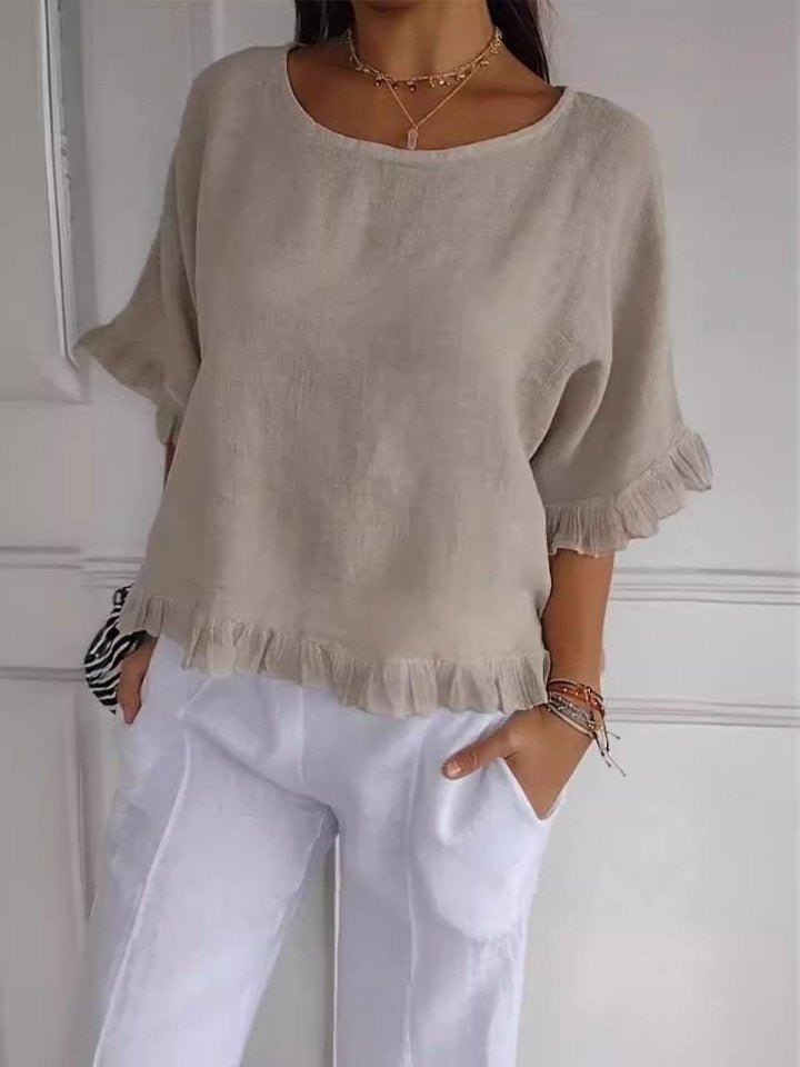Claudia™ | Blouse Casual Élégante
