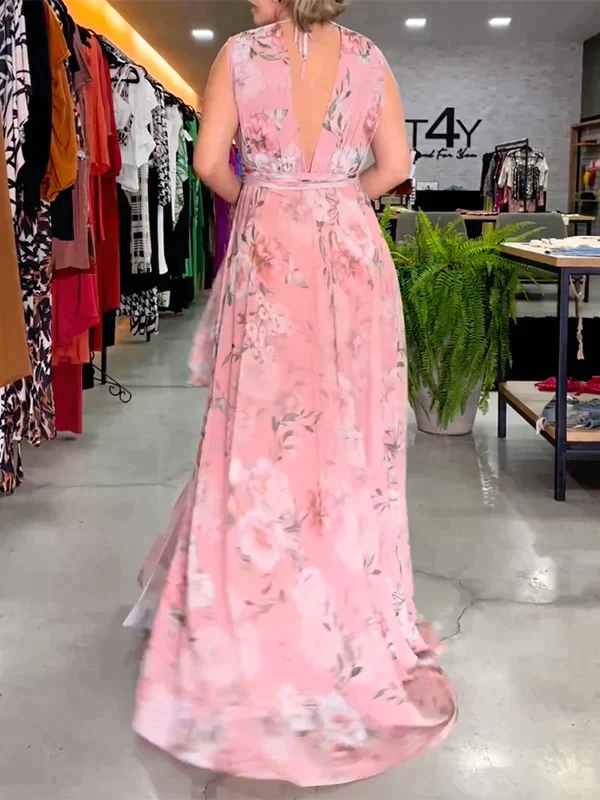 Camille | Robe Midi Décolleté V