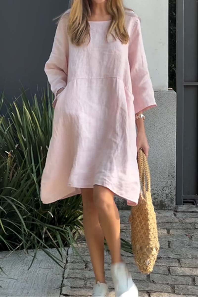 Robe Décontractée Lin